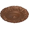 Ekena Millwork Marseille Ceiling Medallion (Fits Canopies up to 7 3/8"), Hand-Painted Polished Copper, 21"OD x 2"P CM21MAPOS - alternate 2